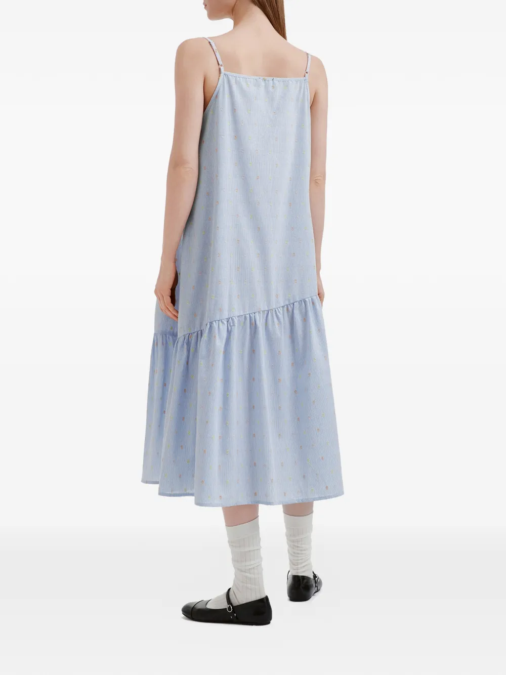 tout a coup Gelaagde midi-jurk Blauw
