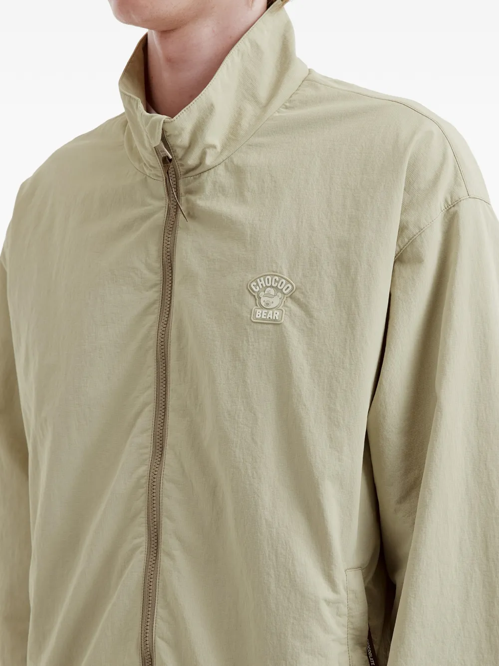 CHOCOOLATE Jack met geborduurd logo Beige