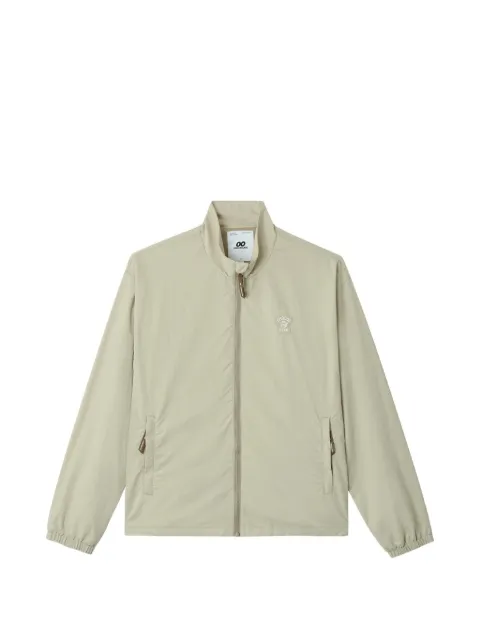 CHOCOOLATE zipped logo-embroidered jacket