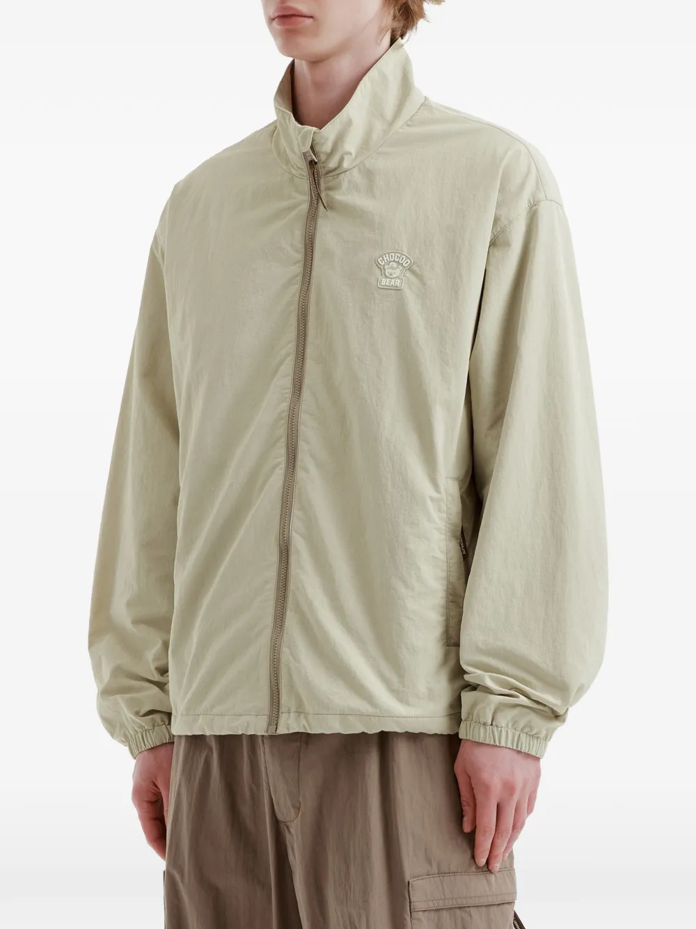 CHOCOOLATE Jack met geborduurd logo Beige