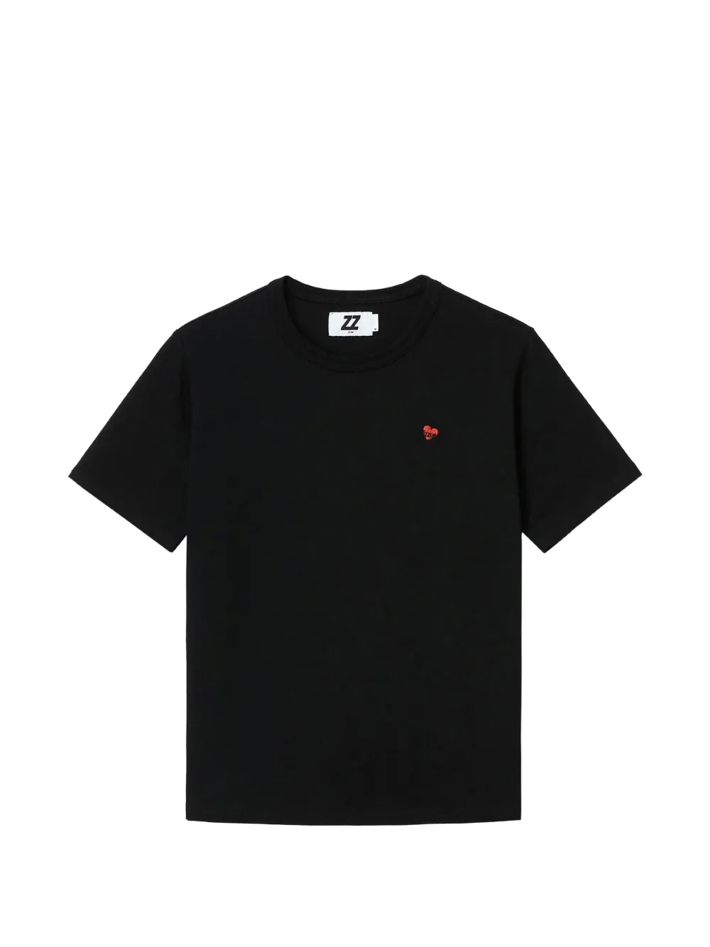 izzue heart-motif T-shirt - Nero