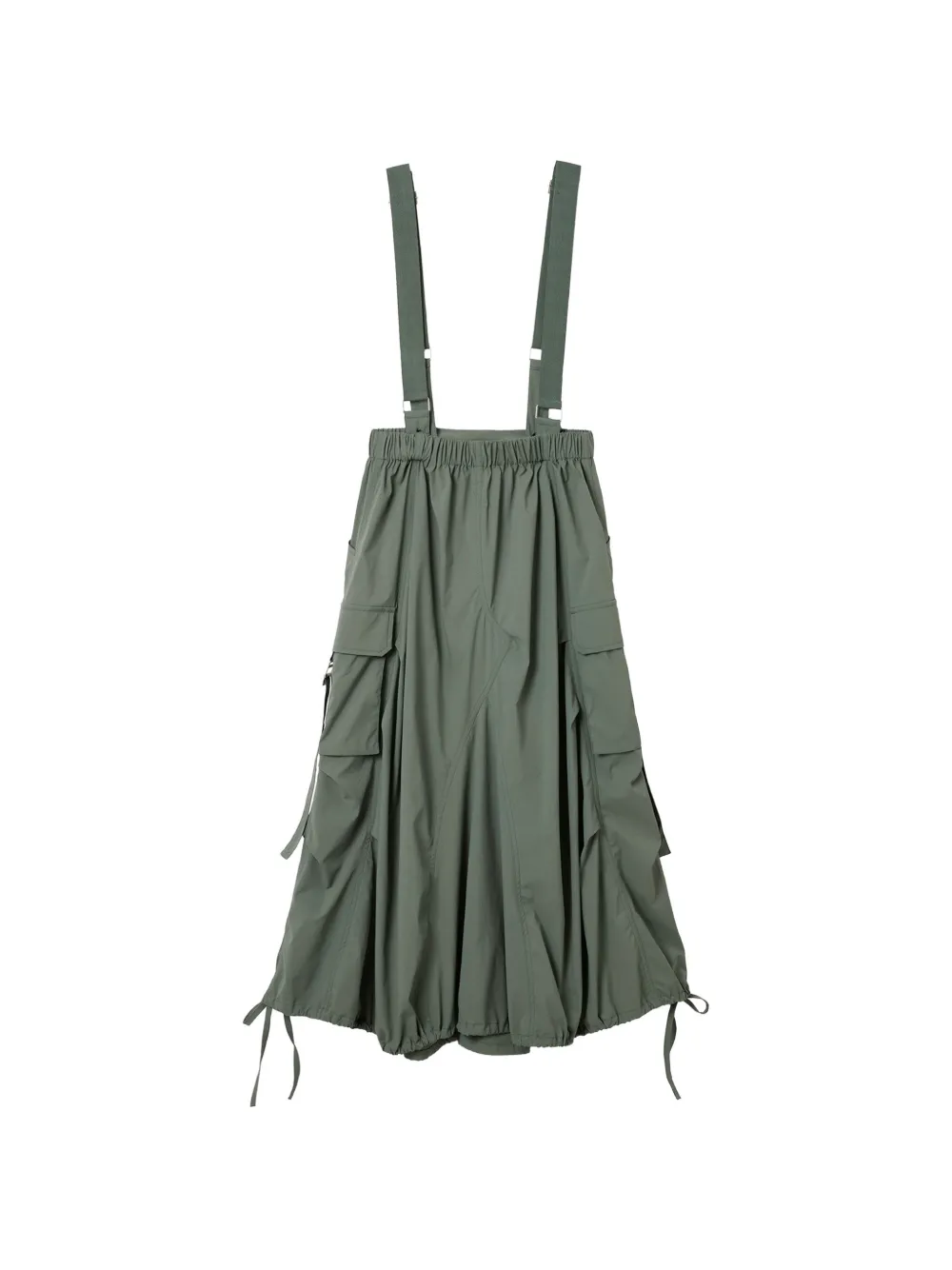 Musium Div. Jumpsuit met klepzak Groen