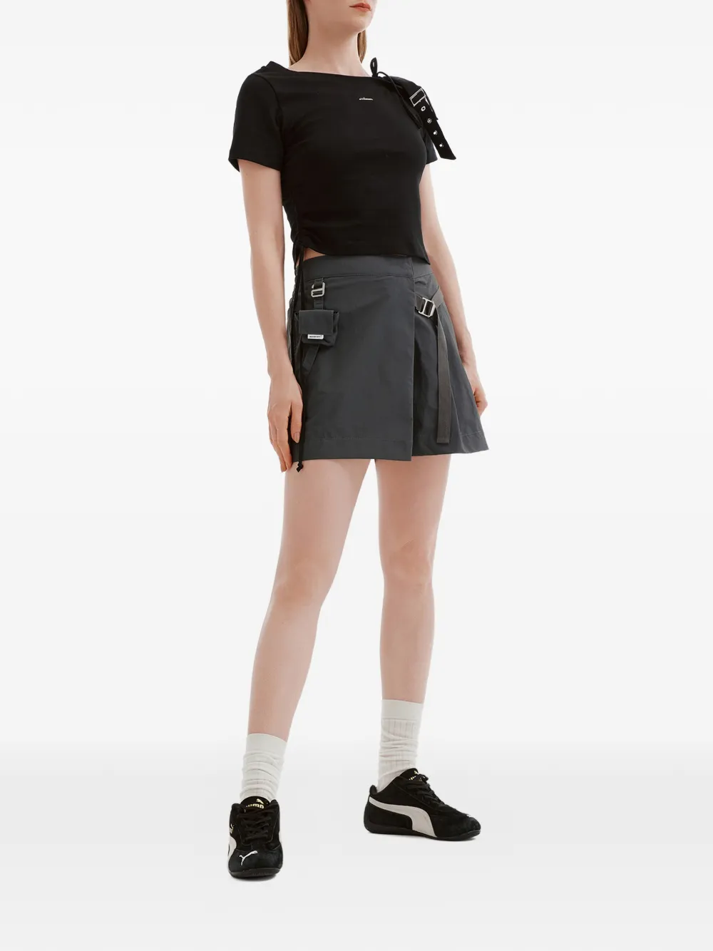 Musium Div. Pleated Shorts - Grey 