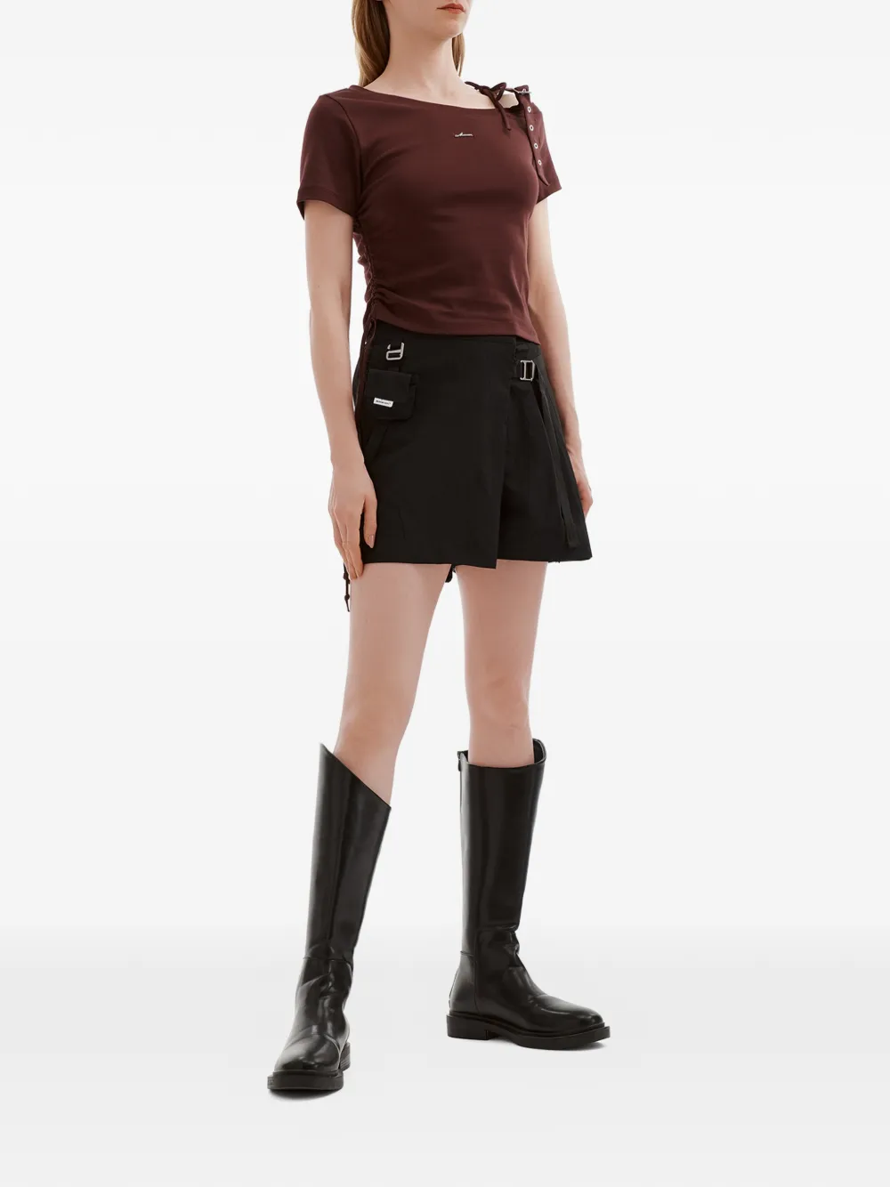  Musium Div. Buckle Shorts - Black 