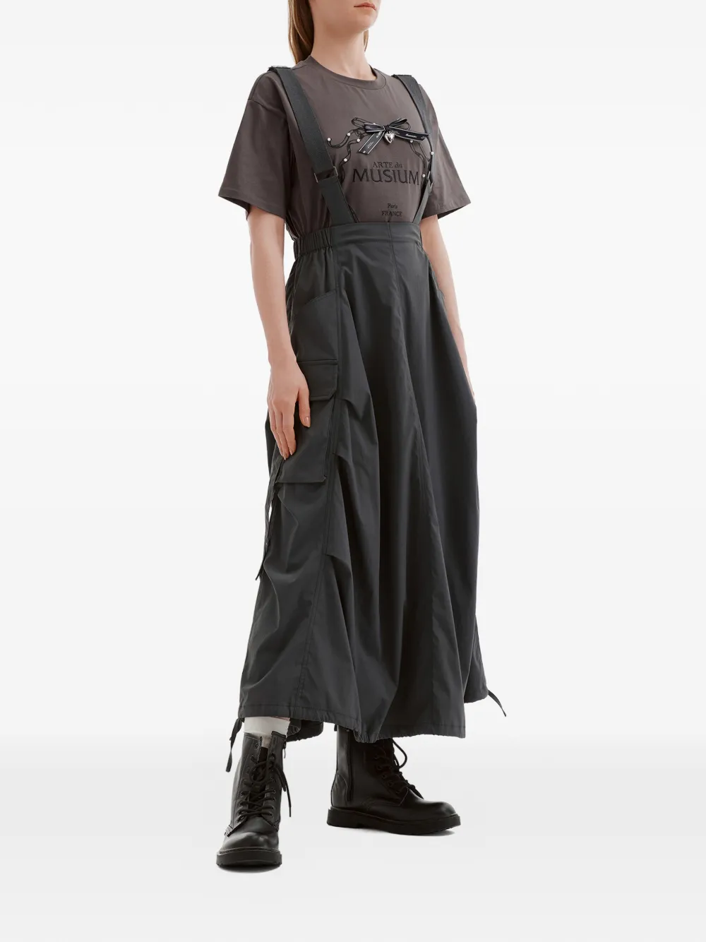  Musium Div. Multi-pocket Midi Dress - Grey 