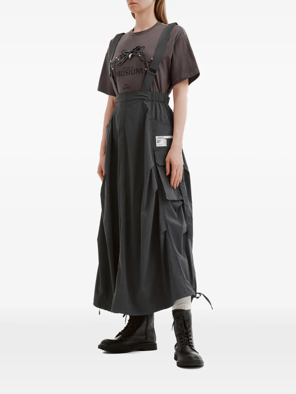  Musium Div. Multi-pocket Midi Dress - Grey 