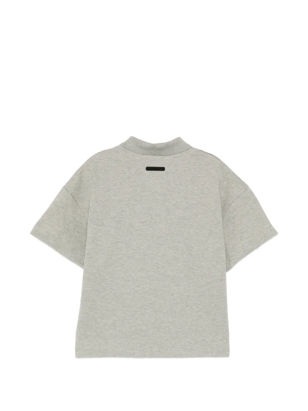 FEAR OF GOD ESSENTIALS KIDS Poloshirt met geborduurd logo Grijs