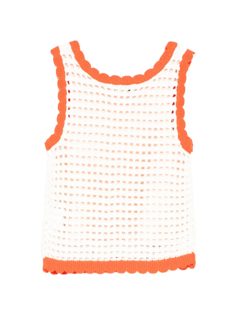 Stella McCartney Kids Tanktop met bloemenpatch - Beige