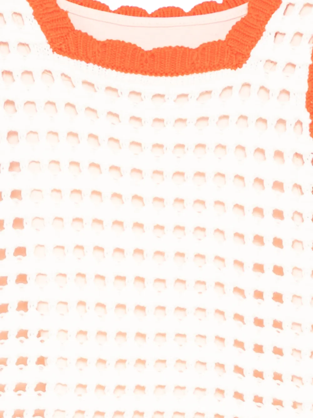 Stella McCartney Kids Tanktop met bloemenpatch Beige