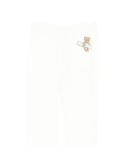 Moschino Kids pantalones con estampado gráfico