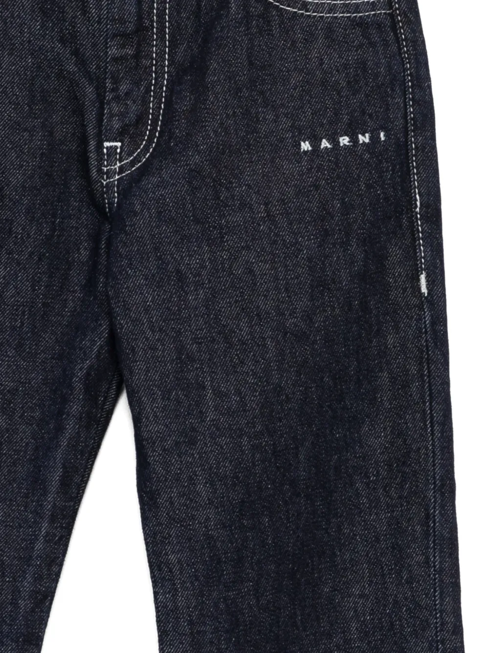  Marni Kids Stitched Jeans - Blue 