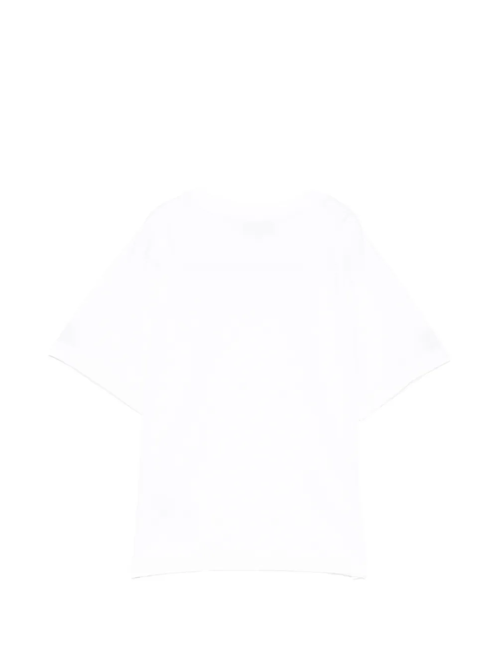 Moschino Kids T-shirt met ronde hals Wit