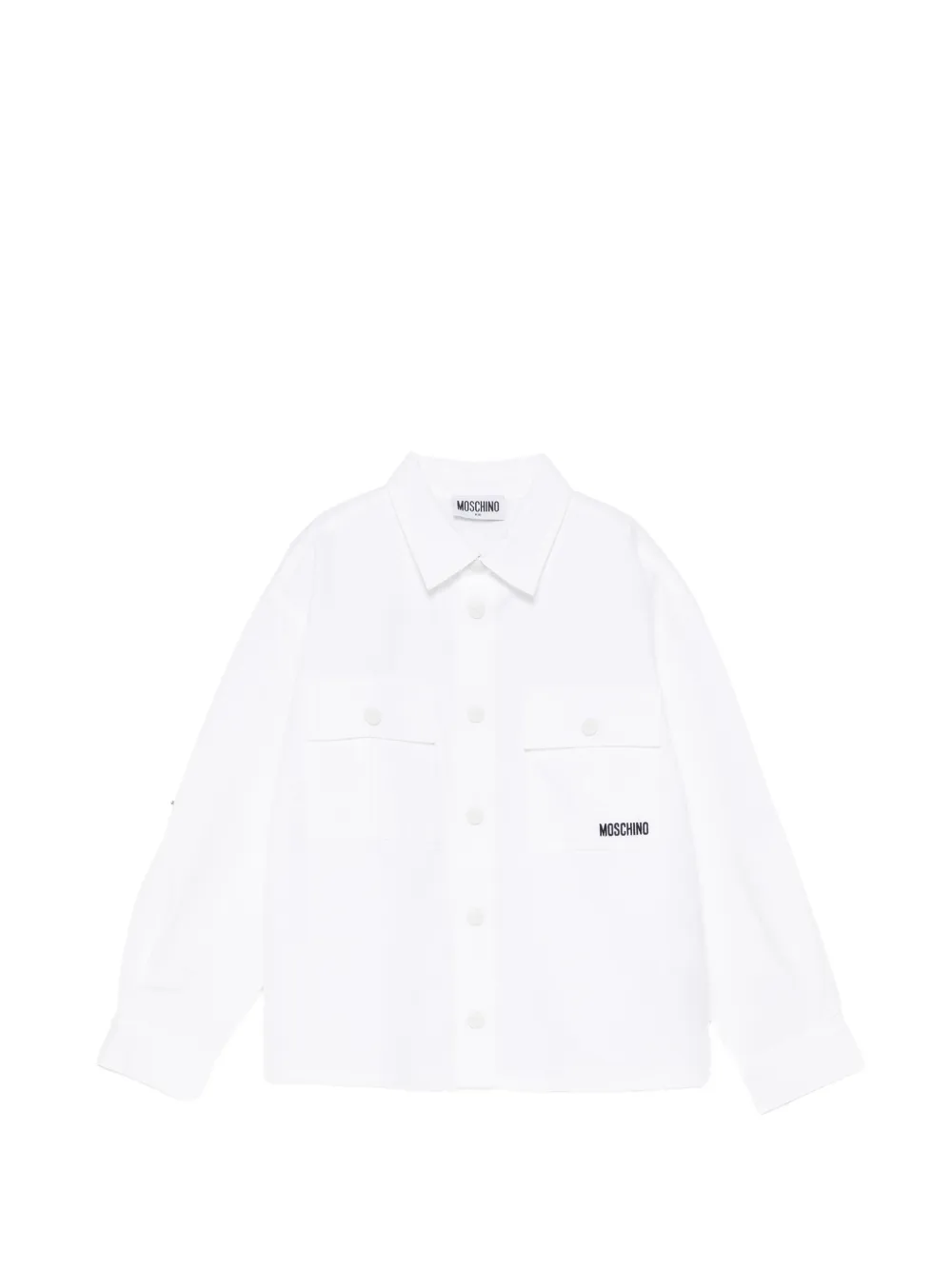 Moschino Kids printed shirt - Weiß