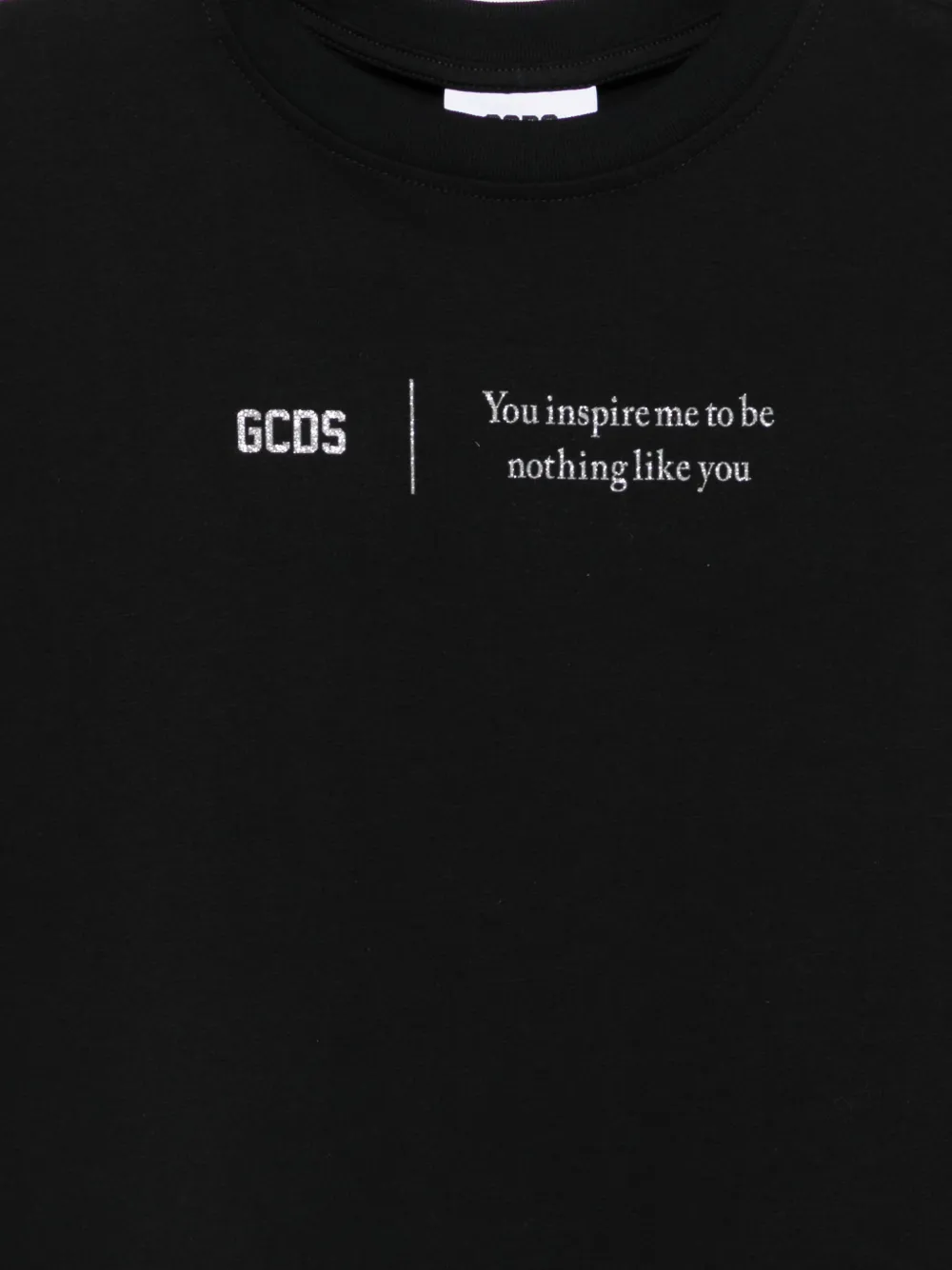 GCDS Grafisch T-shirt Zwart