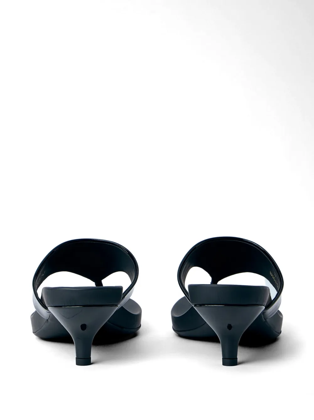 Prada open-toe T-strap sandals Zwart