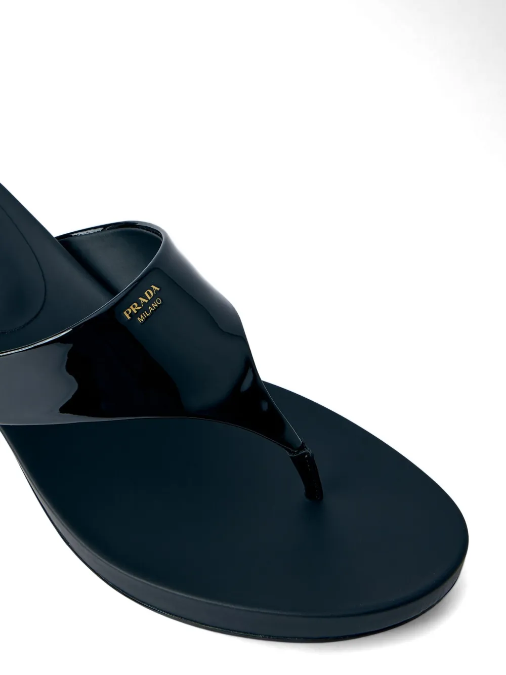 Prada open-toe T-strap sandals Zwart