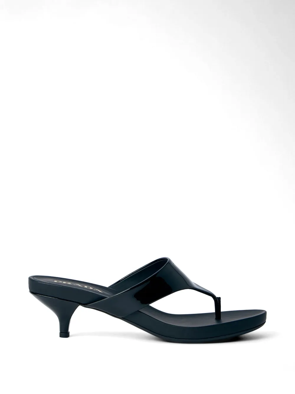 Prada open-toe T-strap sandals Zwart