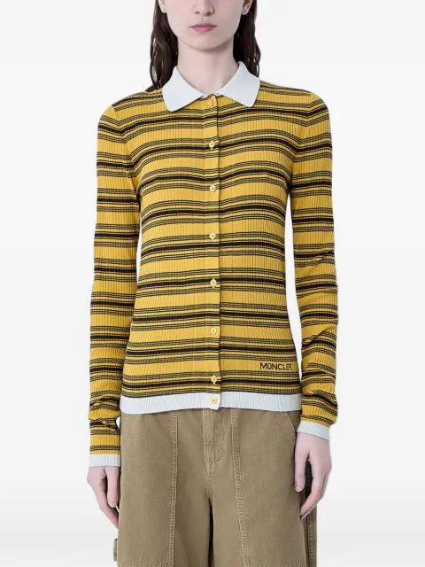 Moncler striped button-fastening shirt