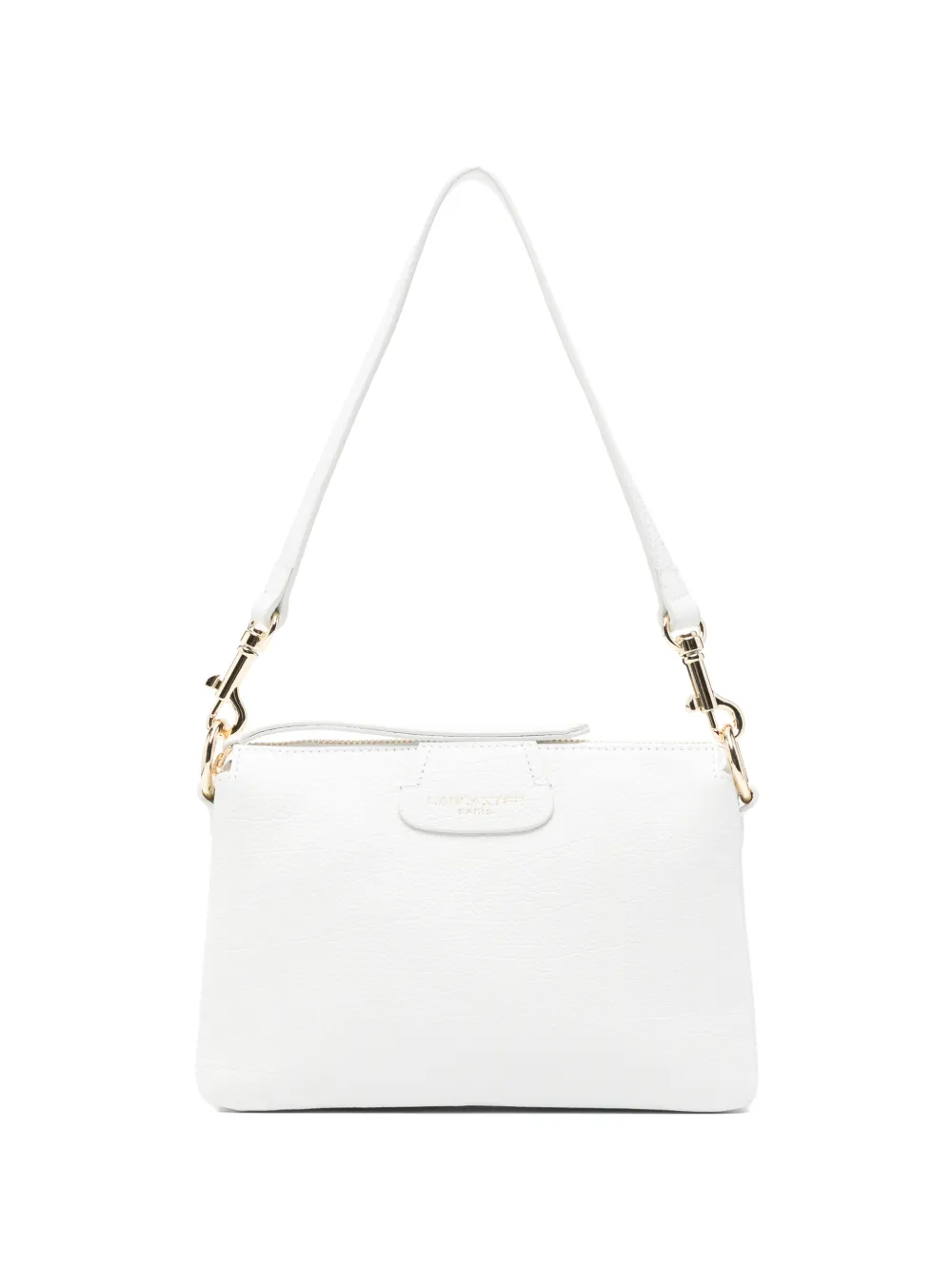 Lancaster leather shoulder bag - Bianco