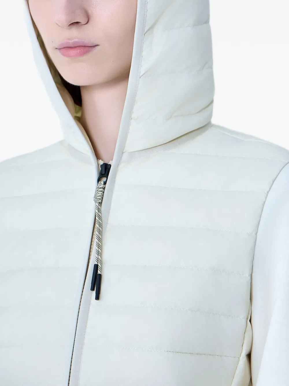 Moncler Grenoble Gevoerd jack met capuchon Beige