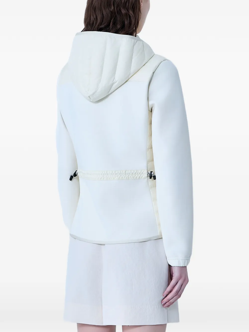 Moncler Grenoble Gevoerd jack met capuchon Beige