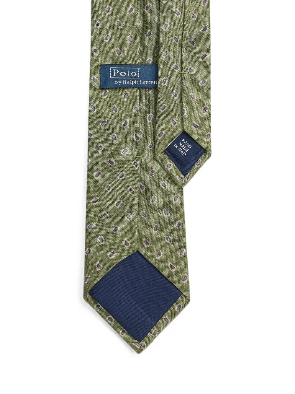 Polo Ralph Lauren Linnen stropdas met dennen-print Groen