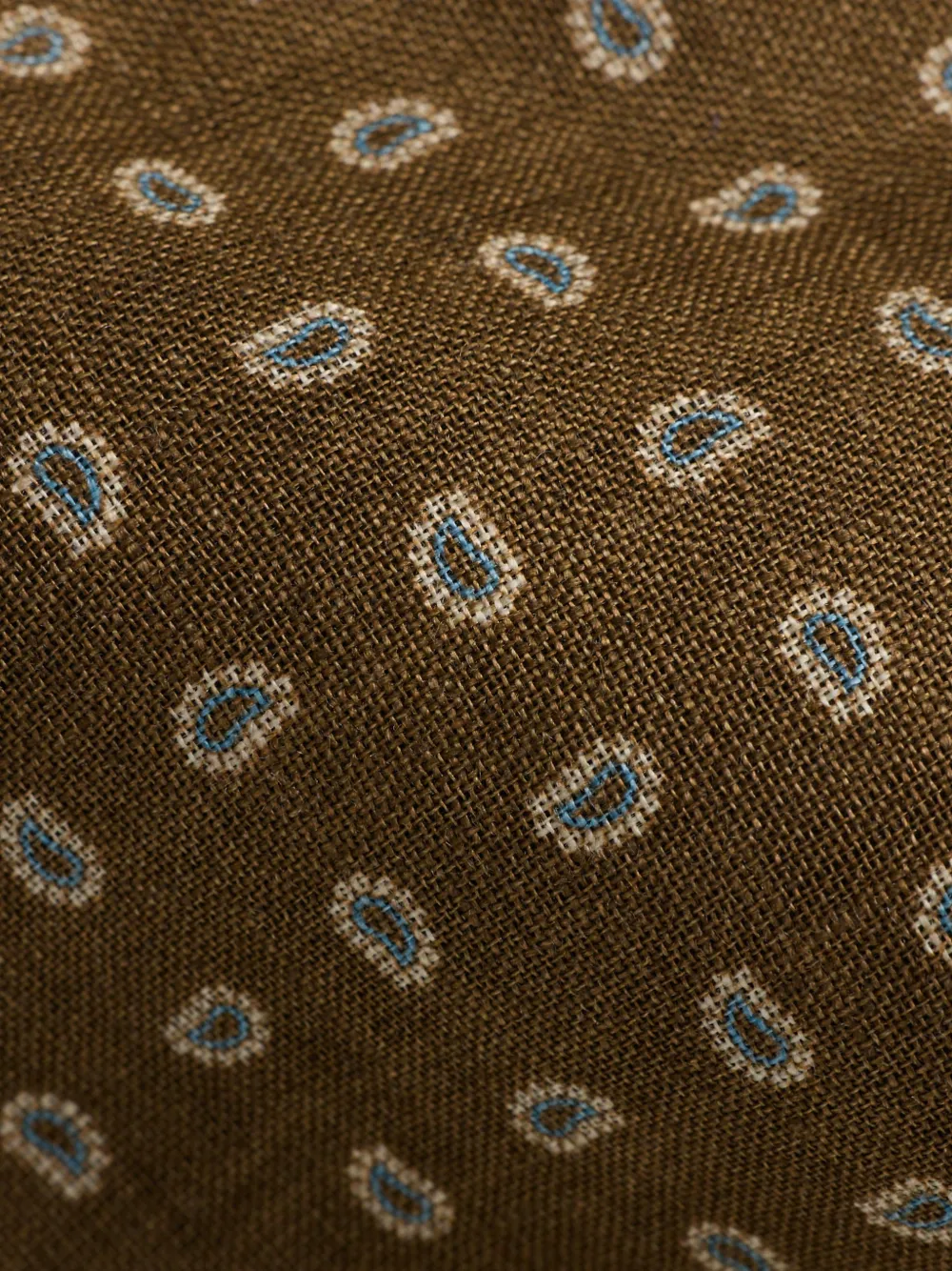 Polo Ralph Lauren Linnen stropdas met dennen-print Bruin