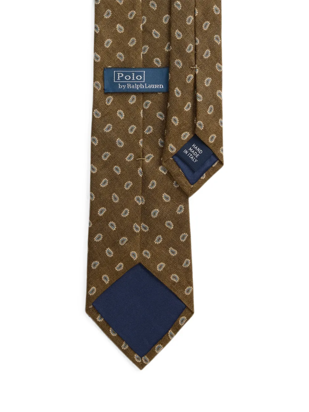 Polo Ralph Lauren Linnen stropdas met dennen-print Bruin