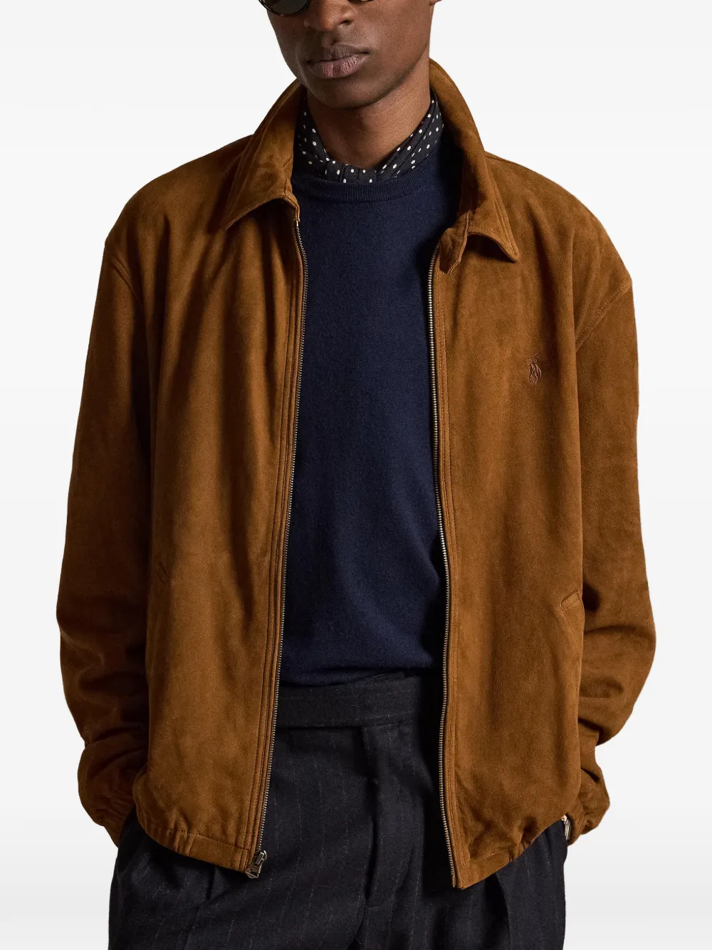 Polo Ralph Lauren Bayport suède jack Bruin