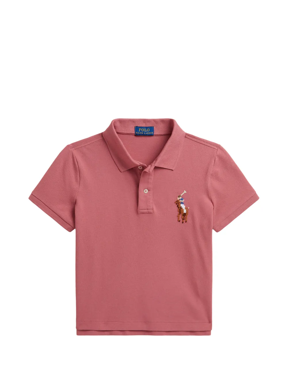 POLO RALPH LAUREN KIDS Big Polo Pony poloshirt Roze