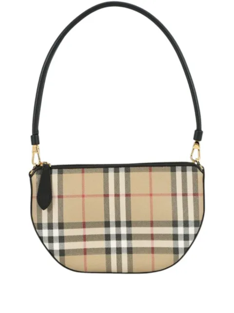 Burberry Pre-Owned 2000-2017 Olympia Schultertasche aus House Check-Canvas