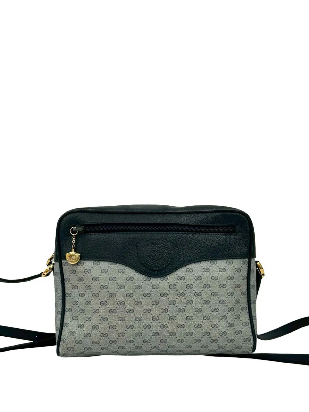 Gucci Pre-Owned 20th Century Micro GG Supreme crossbody bag - Grigio