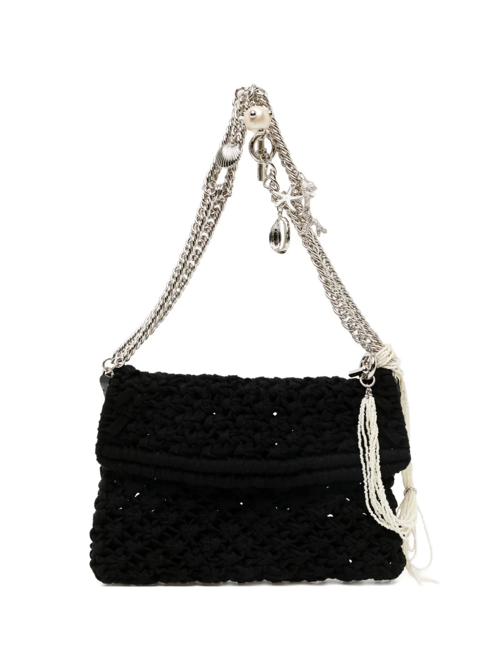 Toga Borsa a spalla in maglia - Nero