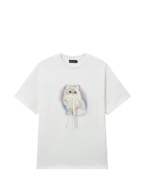 tout a coup kitten-graphic T-shirt