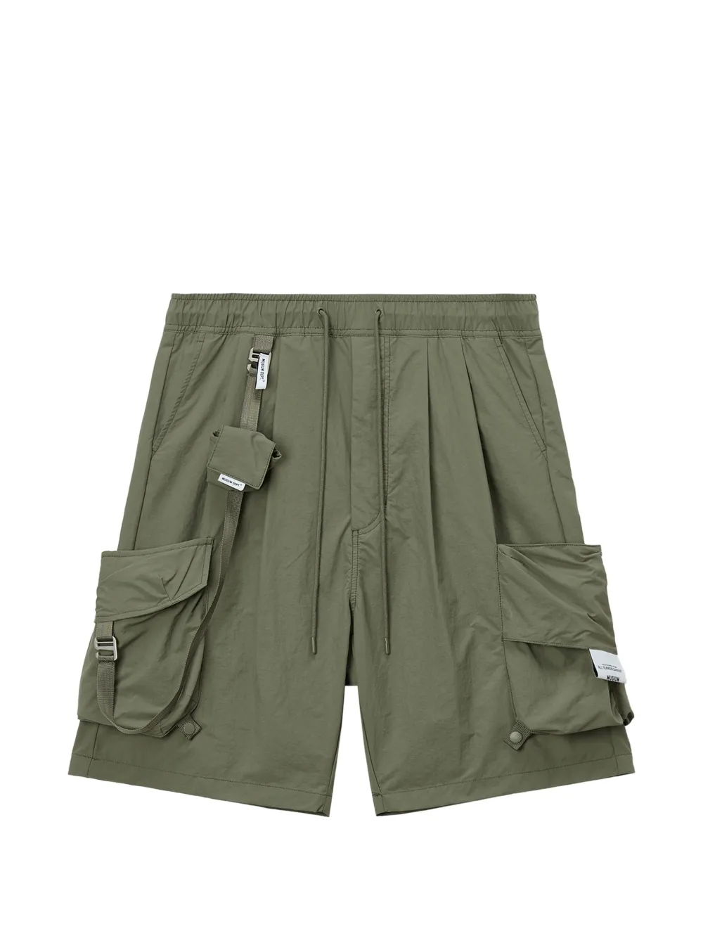 Musium Div. 카고 포켓 쇼츠 | 그린