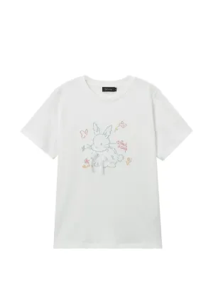 Comme Des Garçons Girl プリント Tシャツ | ピンク | FARFETCH JP