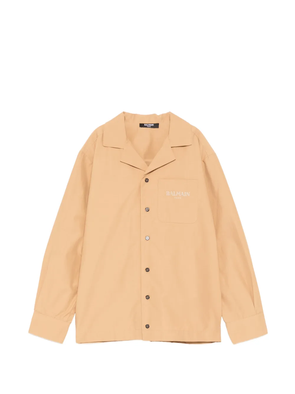 Balmain Kids logo-embroidered jacket - Braun