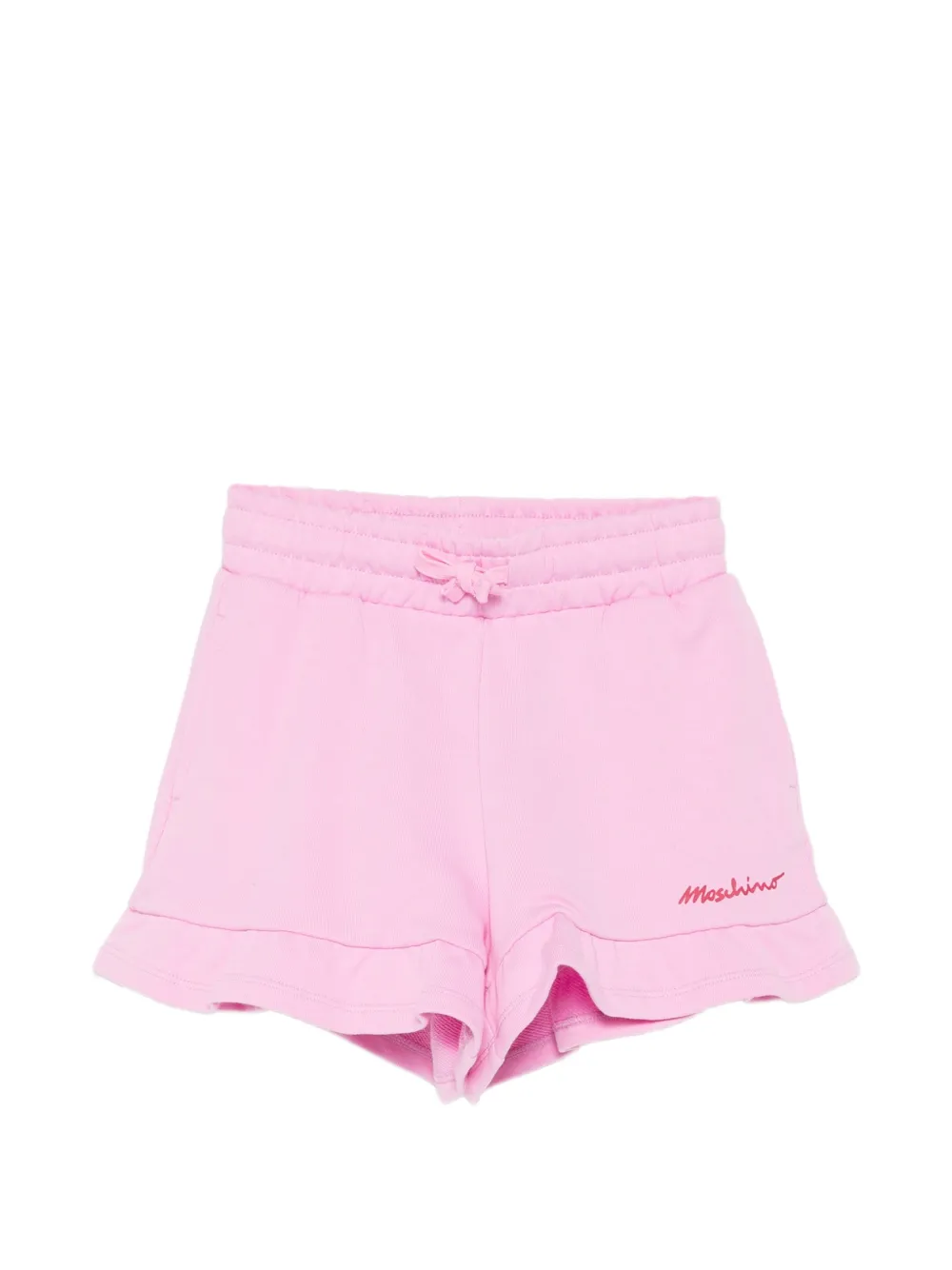 Moschino Kids logo shorts - Rosa