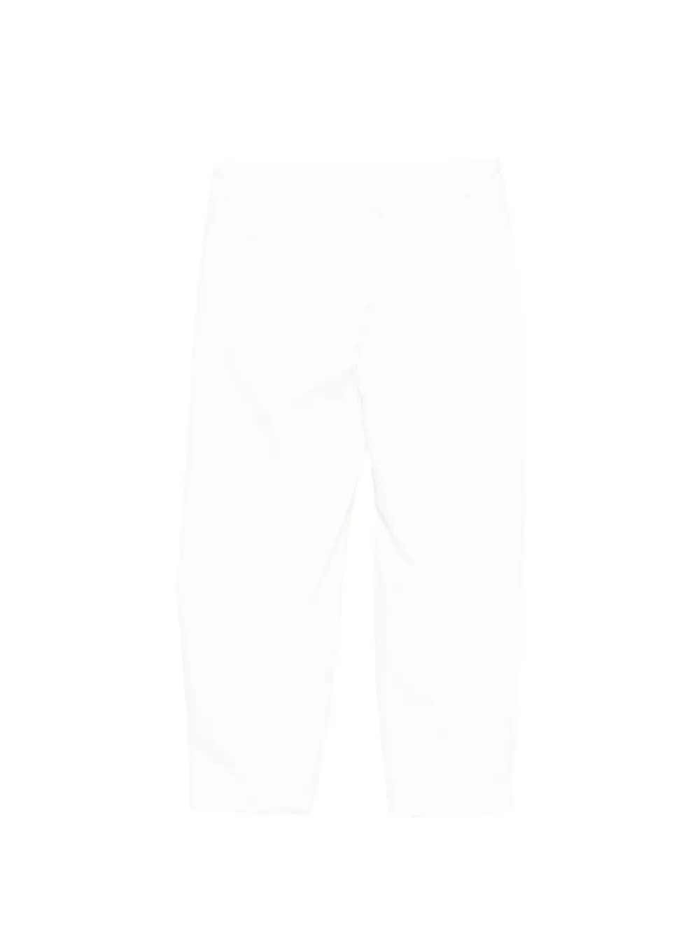 Moschino Kids Jeans met geborduurd logo Wit