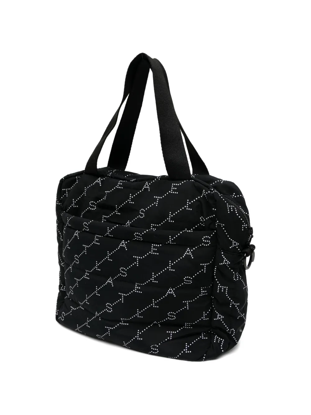 Stella McCartney Kids Shopper met logo Zwart