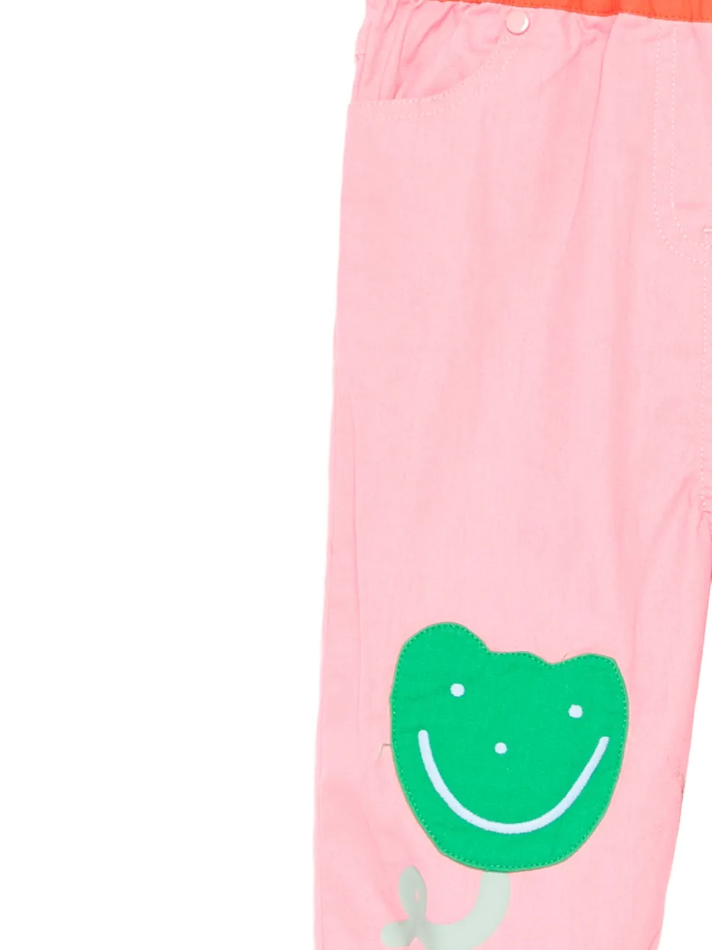 Stella McCartney Kids Broek met applicatie Roze