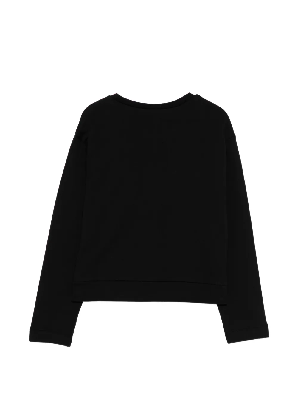  Marni Kids Ruffle-pockets Cotton Sweatshirt - Black 