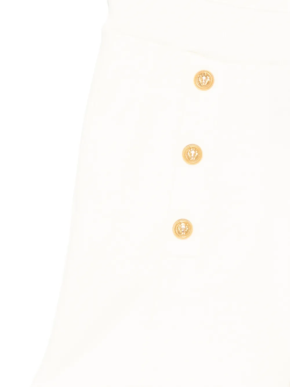  Balmain Kids Button-detail Shorts - Neutrals 