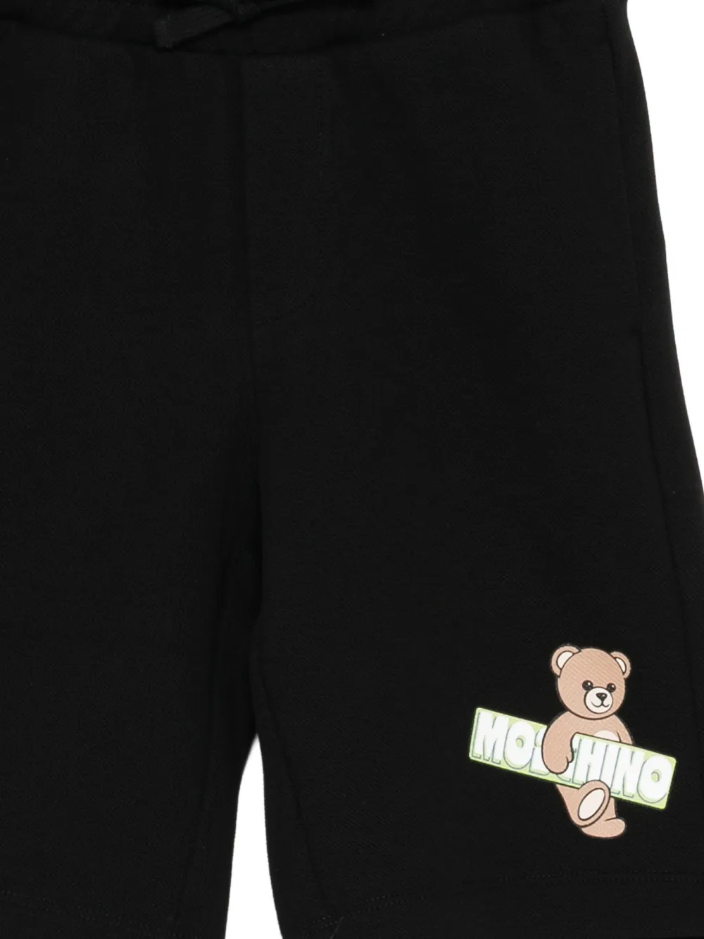 Moschino Kids Shorts met print Zwart