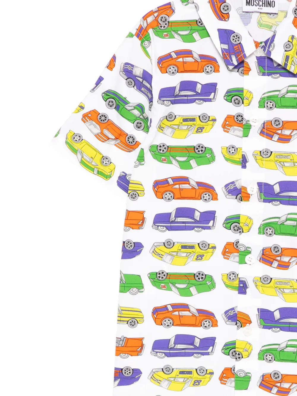 Moschino Kids Shirt met print Wit
