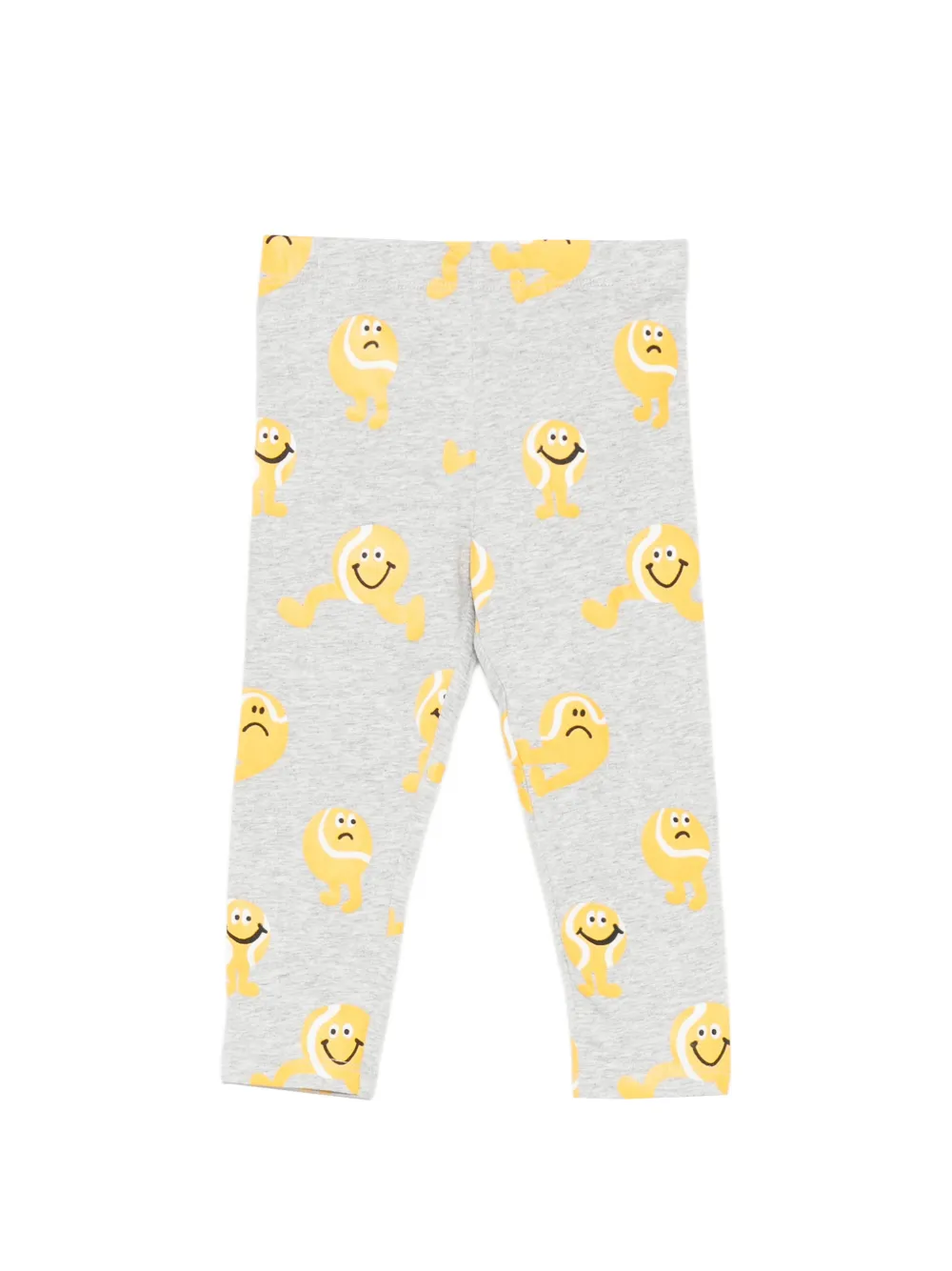 Stella McCartney Kids tennis ball-print jersey leggings - Grigio