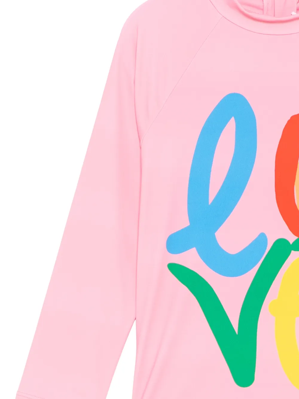  Stella Mccartney Kids Printed Sun-protection Top - Pink 