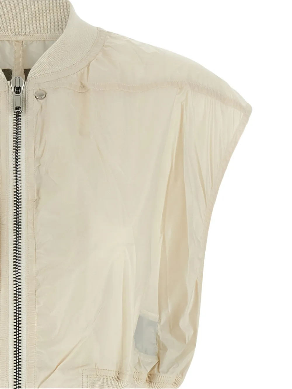 Rick Owens DRKSHDW Tatlin Bomber honingraat spencer Beige