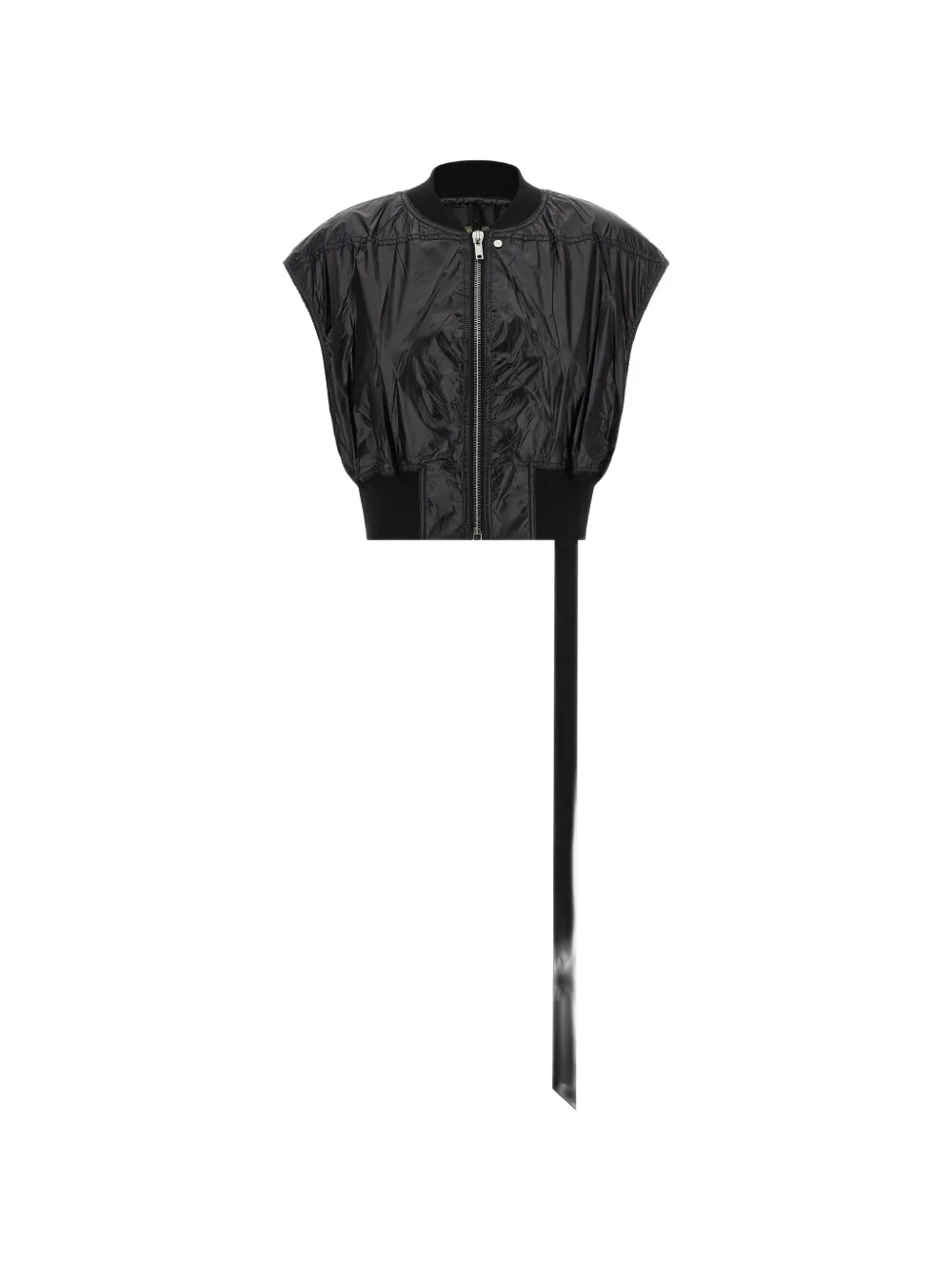 Rick Owens DRKSHDW Tatlin Bomber cropped vest - Nero