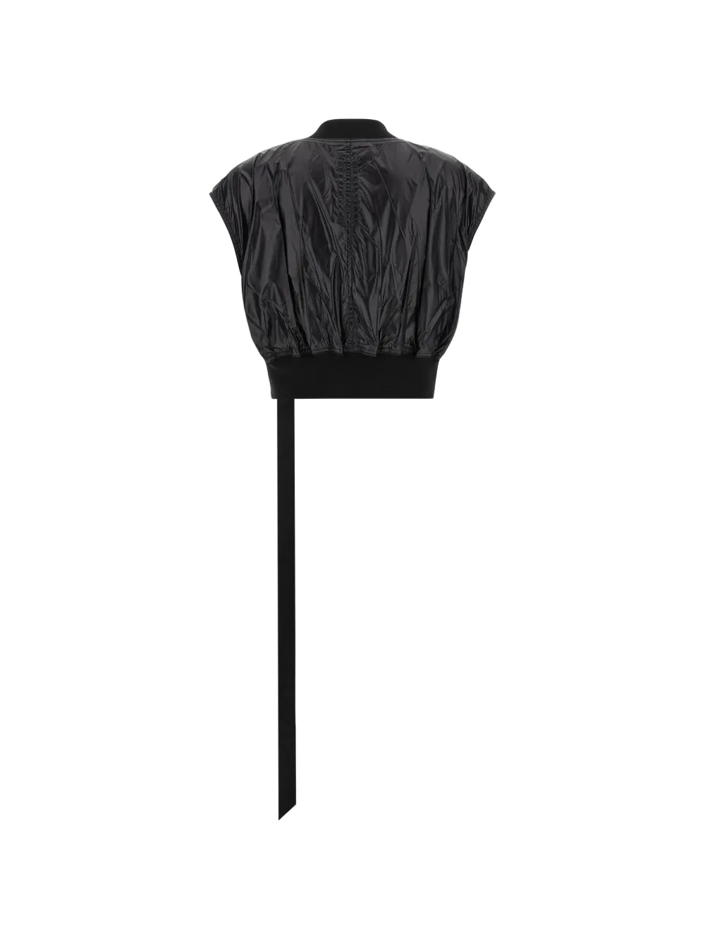 Rick Owens DRKSHDW Tatlin Bomber cropped gilet Zwart